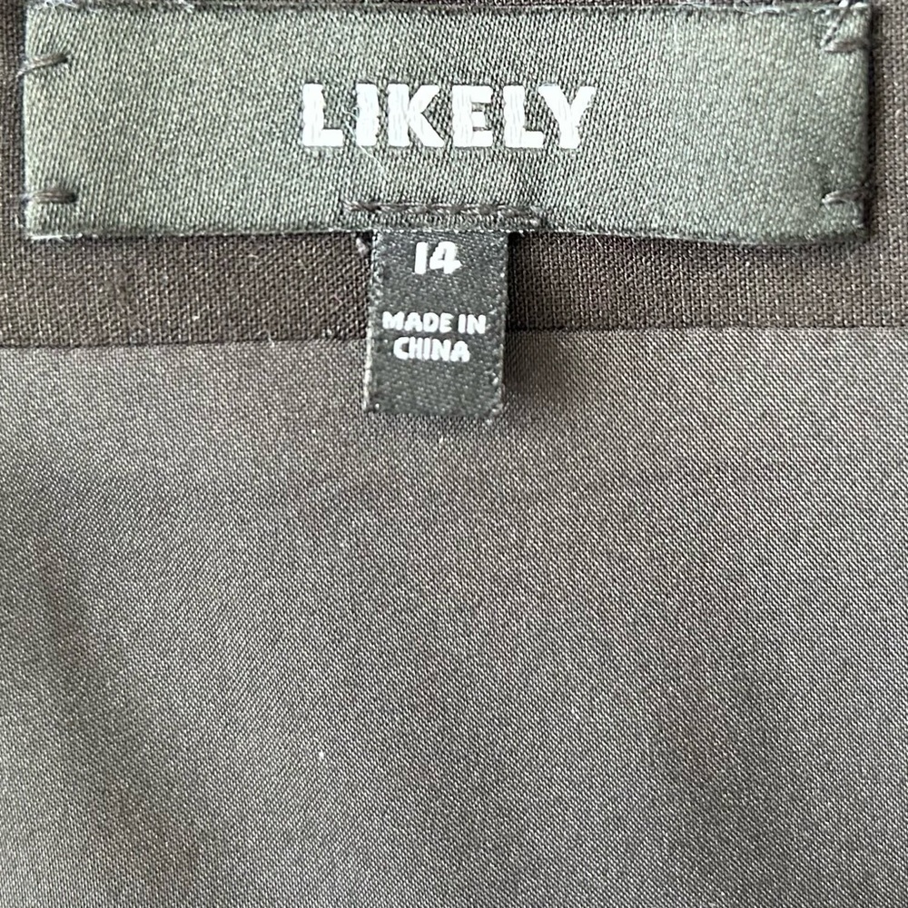 Likely Black Tamarelli Gown Revolve Mermaid Side Cutout Spaghetti Straps Size 14 - Picture 11 of 13